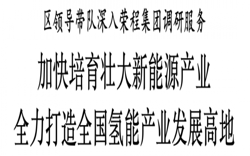 濱海新區(qū)區(qū)委副書記、區(qū)長單澤峰帶隊深入榮程集團(tuán)調(diào)研服務(wù)