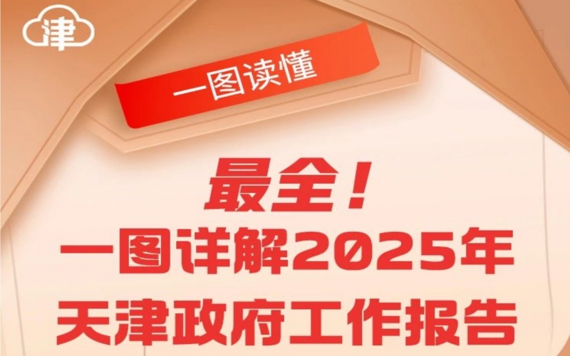 一圖讀懂 - 政府工作報告圖解版！2025，天津這樣干！