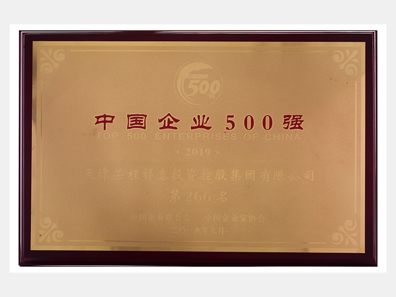 2019年中國企業(yè)500強第266名